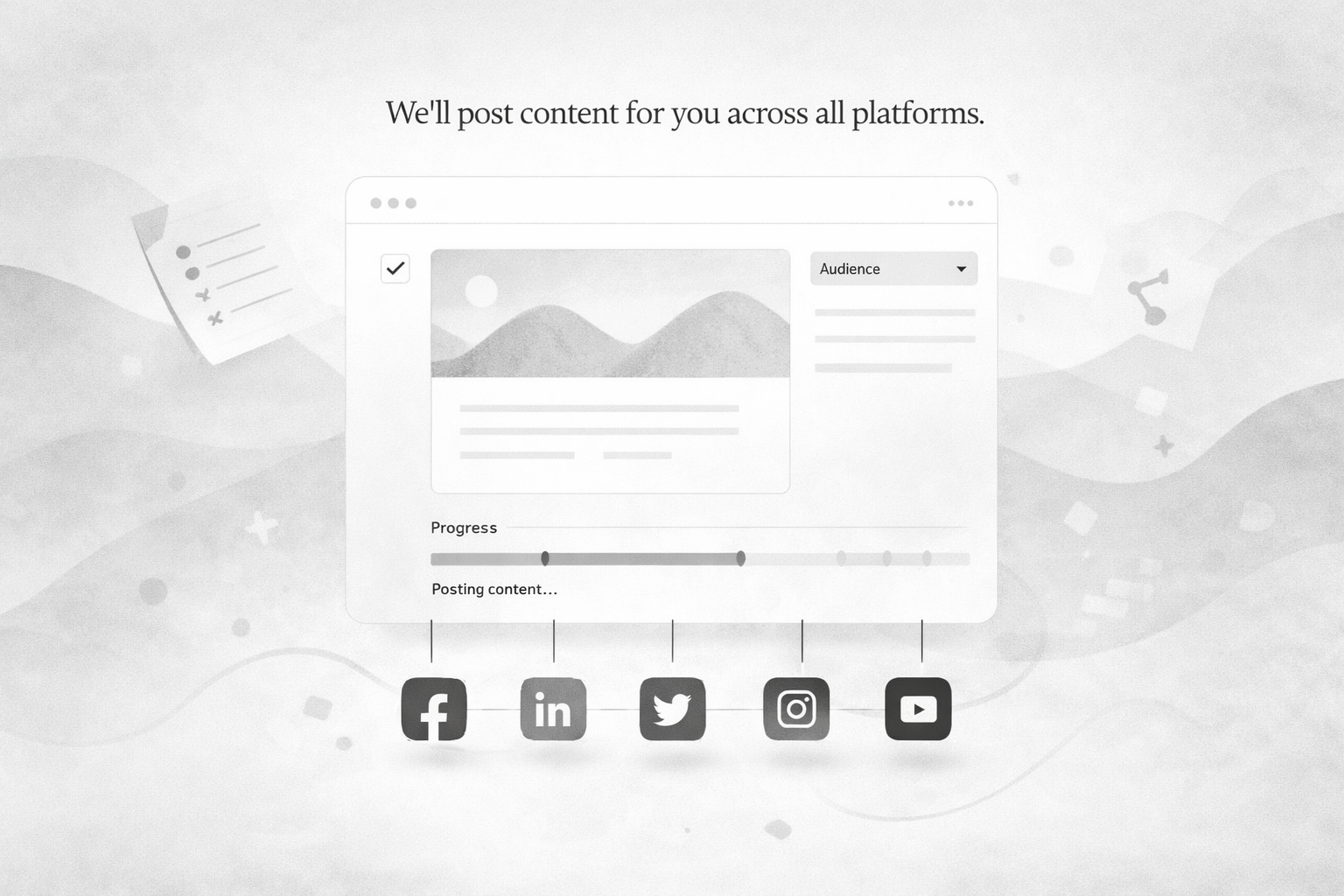 Posting and Distribution Interface